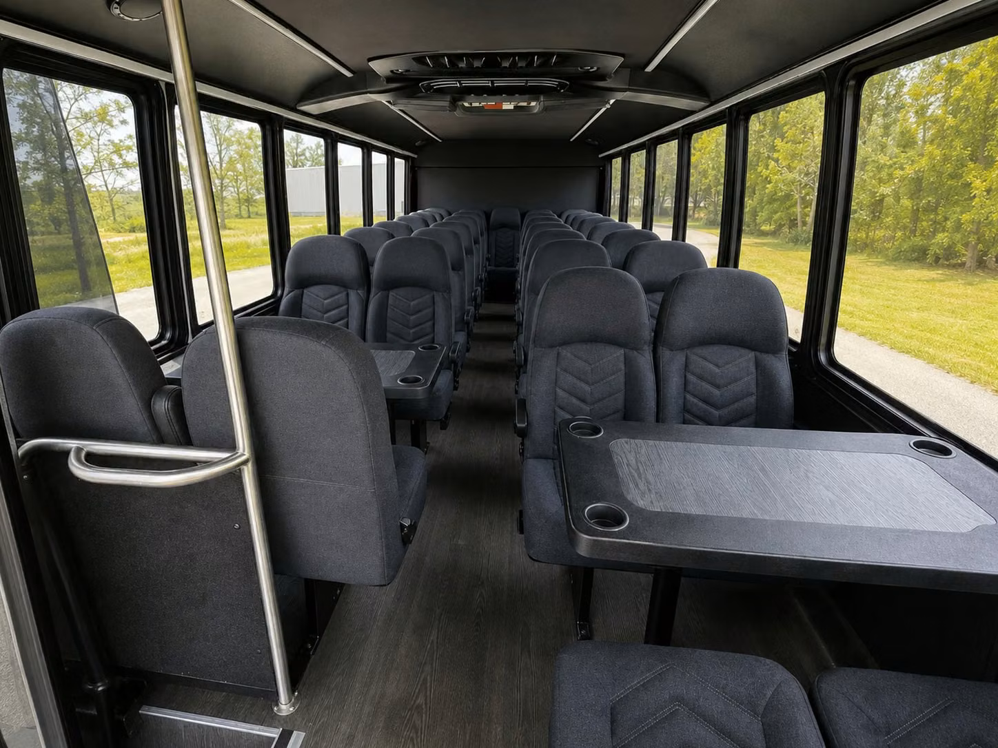 18 passenger minibus interior