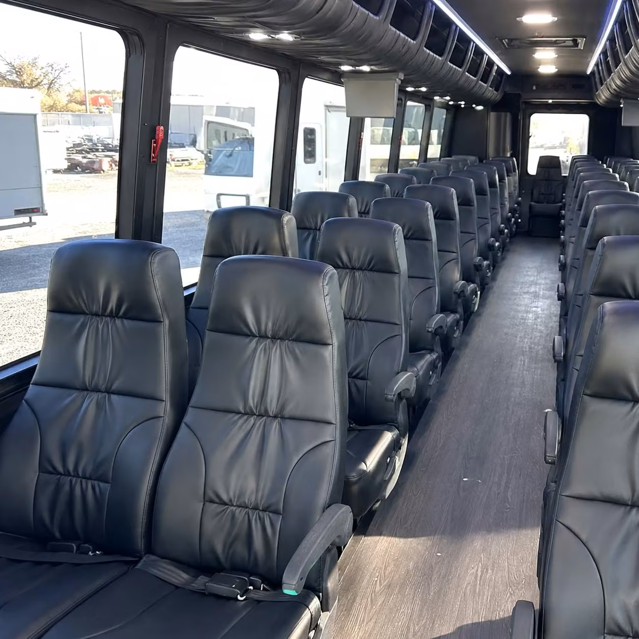 30 passenger minibus interior