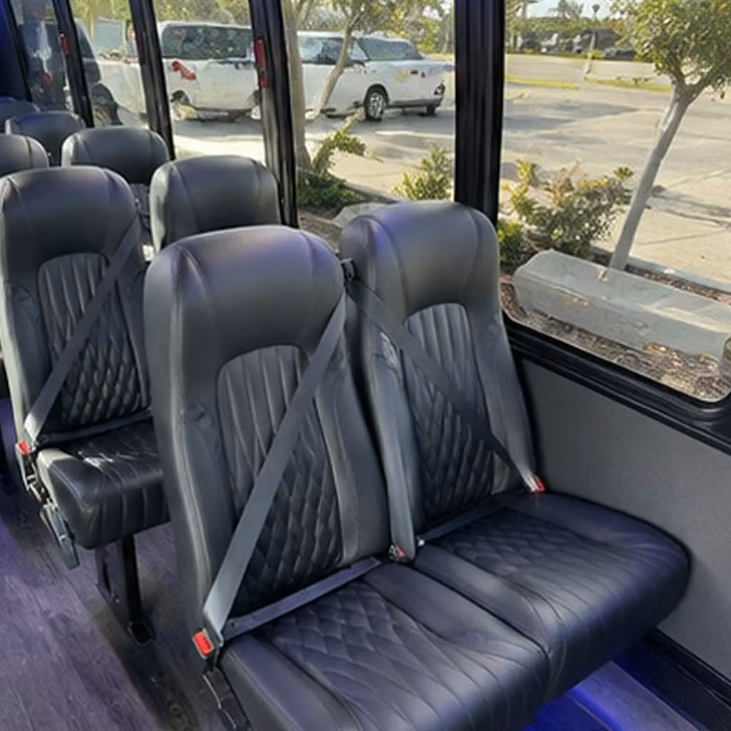 35 passenger minibus inside