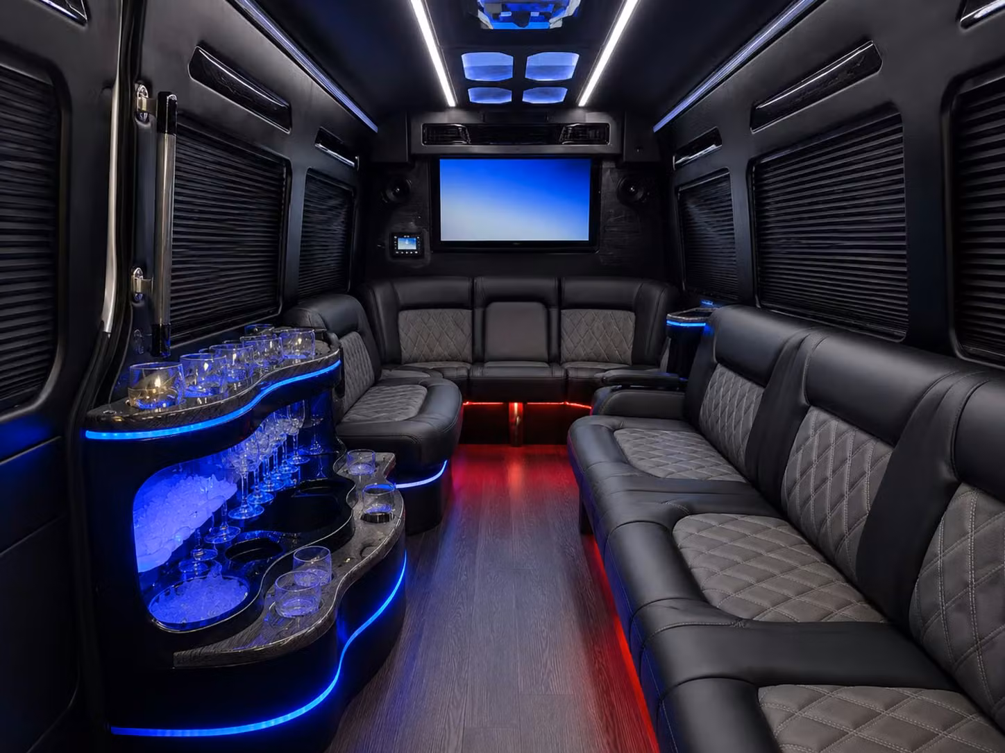 sprinter limousine inside